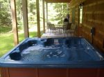 Hot Tub on the Lower Deck